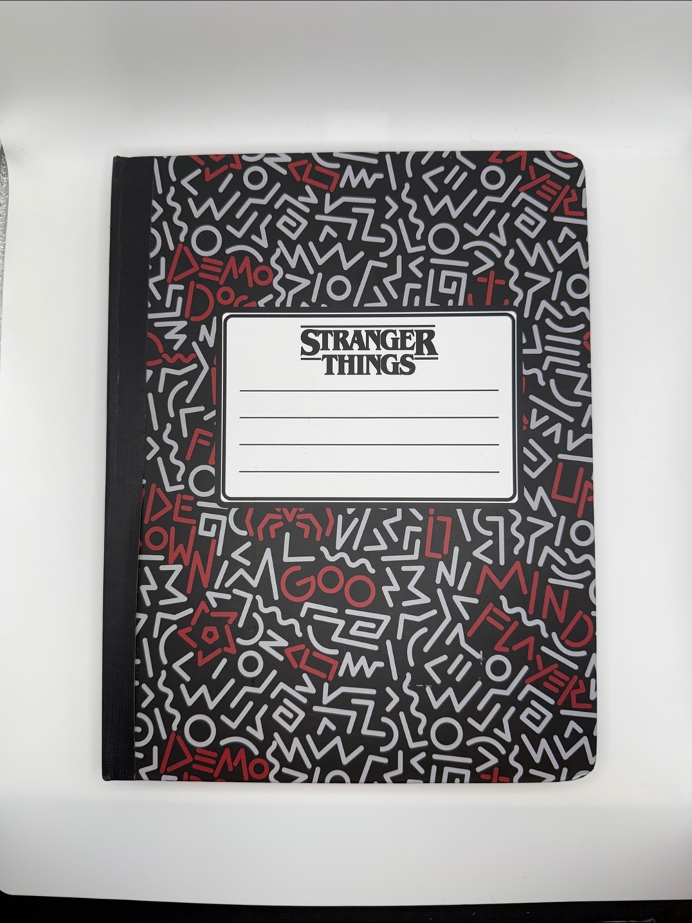 Stranger Things Composition Notebook & Bookmark - Picture 3 of 4